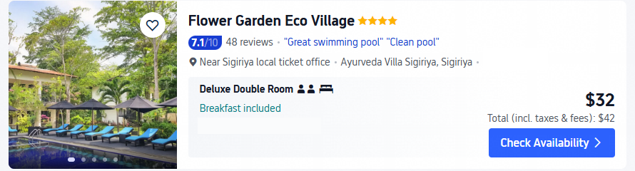 flower garden dambulla hotel lowest prices
