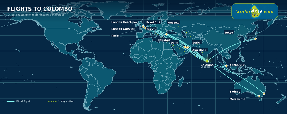 flights to colombo, best deals, cheap flights