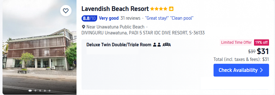 lavendish beach unawatuna hotel lowest prices