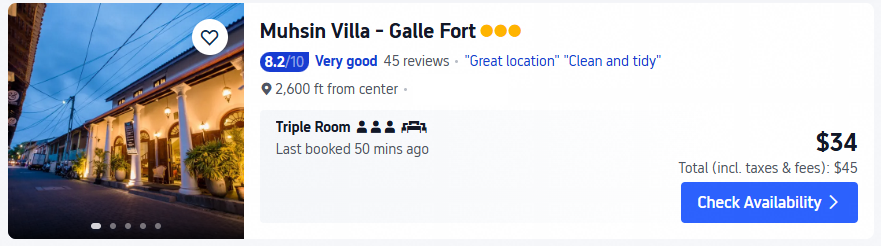 Muhsin Villa - Galle Fort